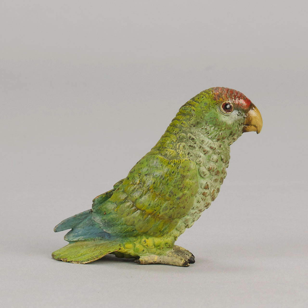 Bergman Small Green Parrot - Bergman Bronze - Hickmet Fine Arts