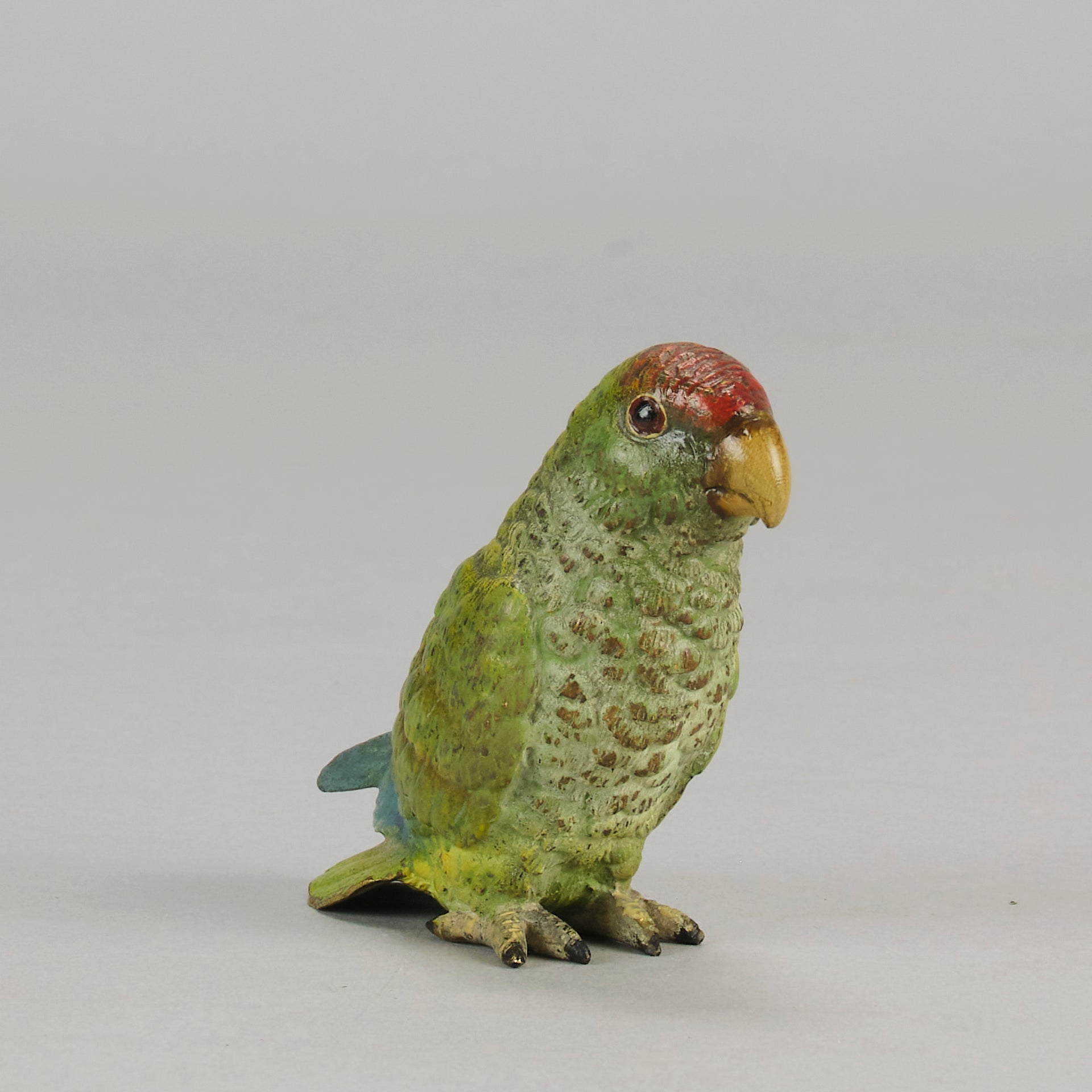 Bergman Small Green Parrot - Bergman Bronze - Hickmet Fine Arts