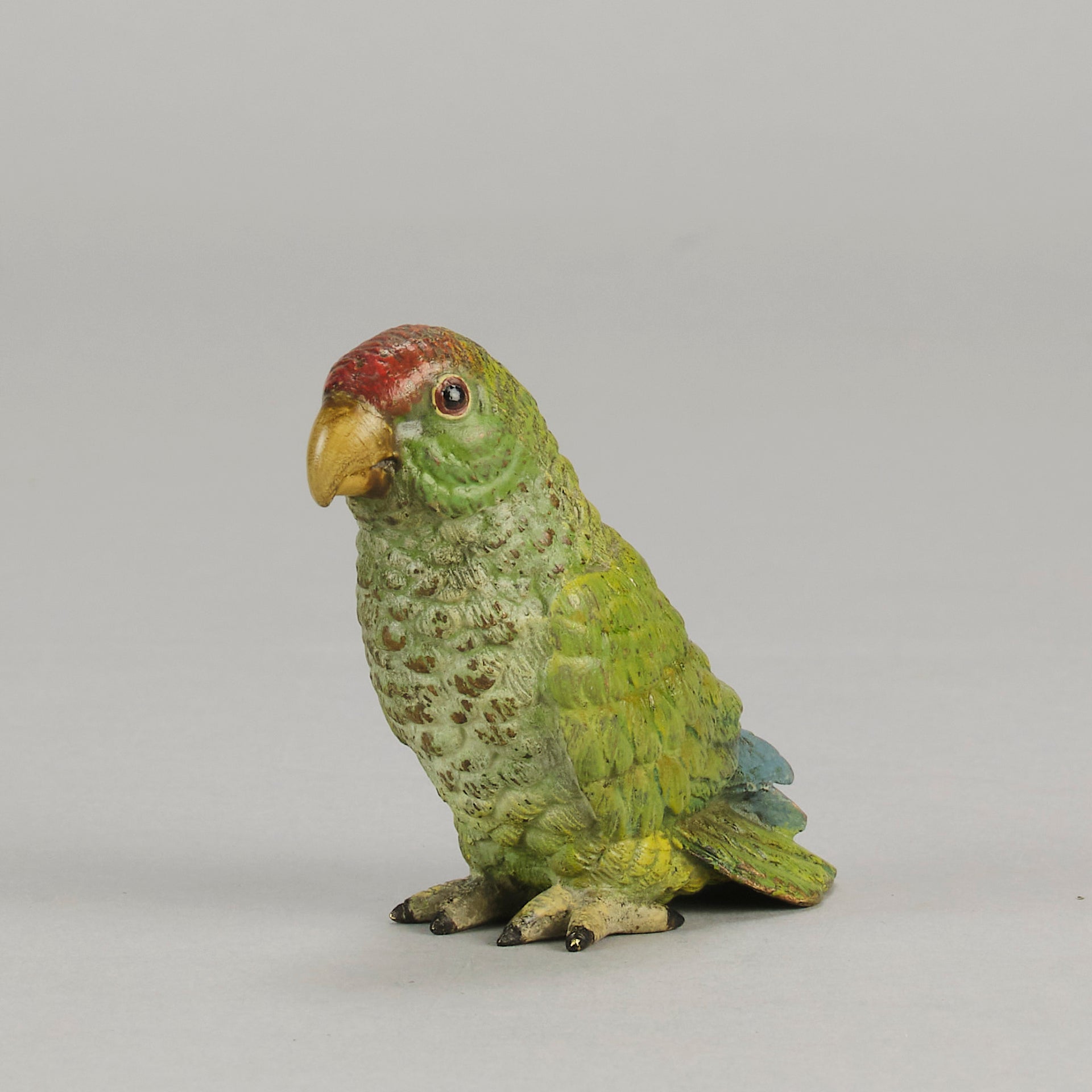 Bergman Small Green Parrot - Bergman Bronze - Hickmet Fine Arts