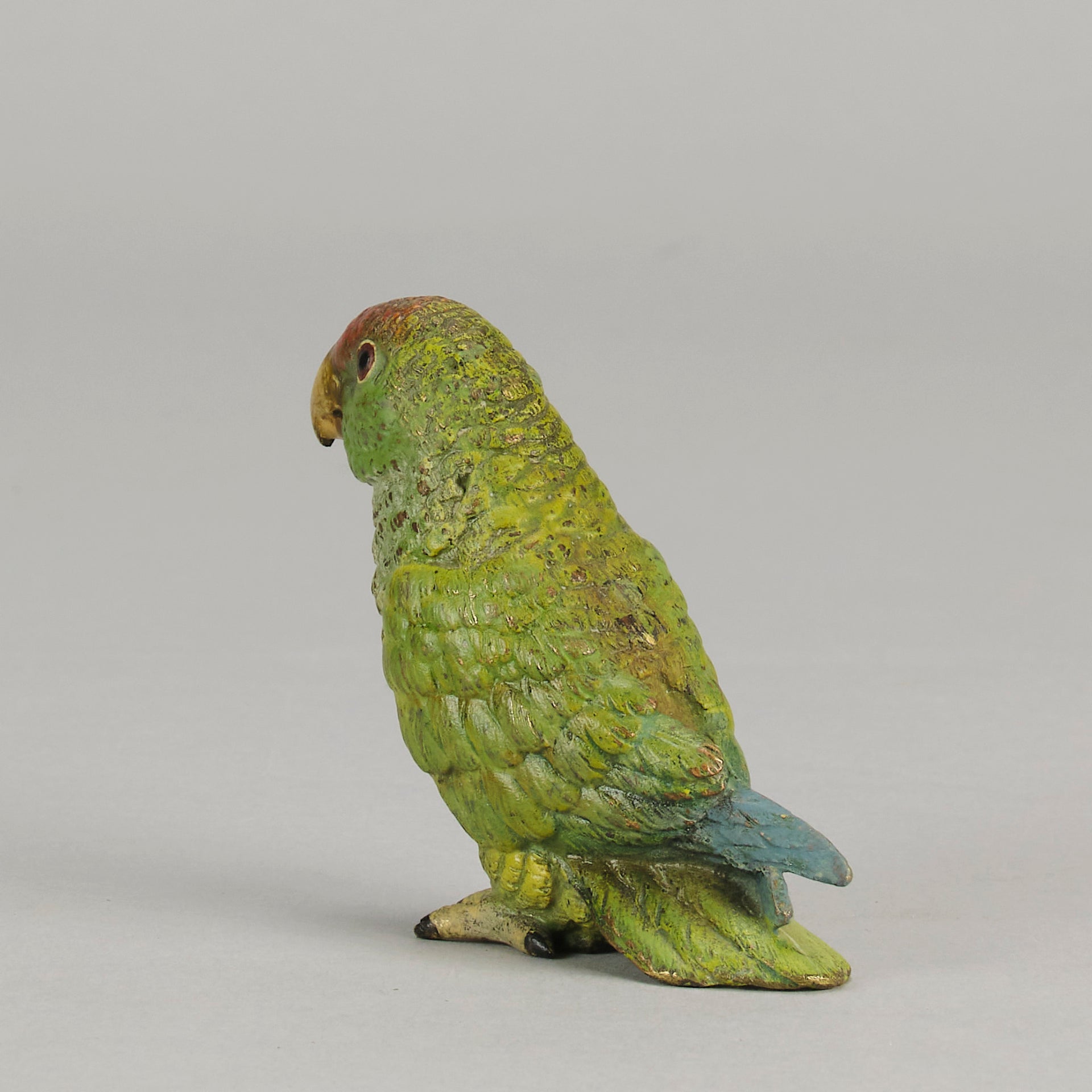 Bergman Small Green Parrot - Bergman Bronze - Hickmet Fine Arts