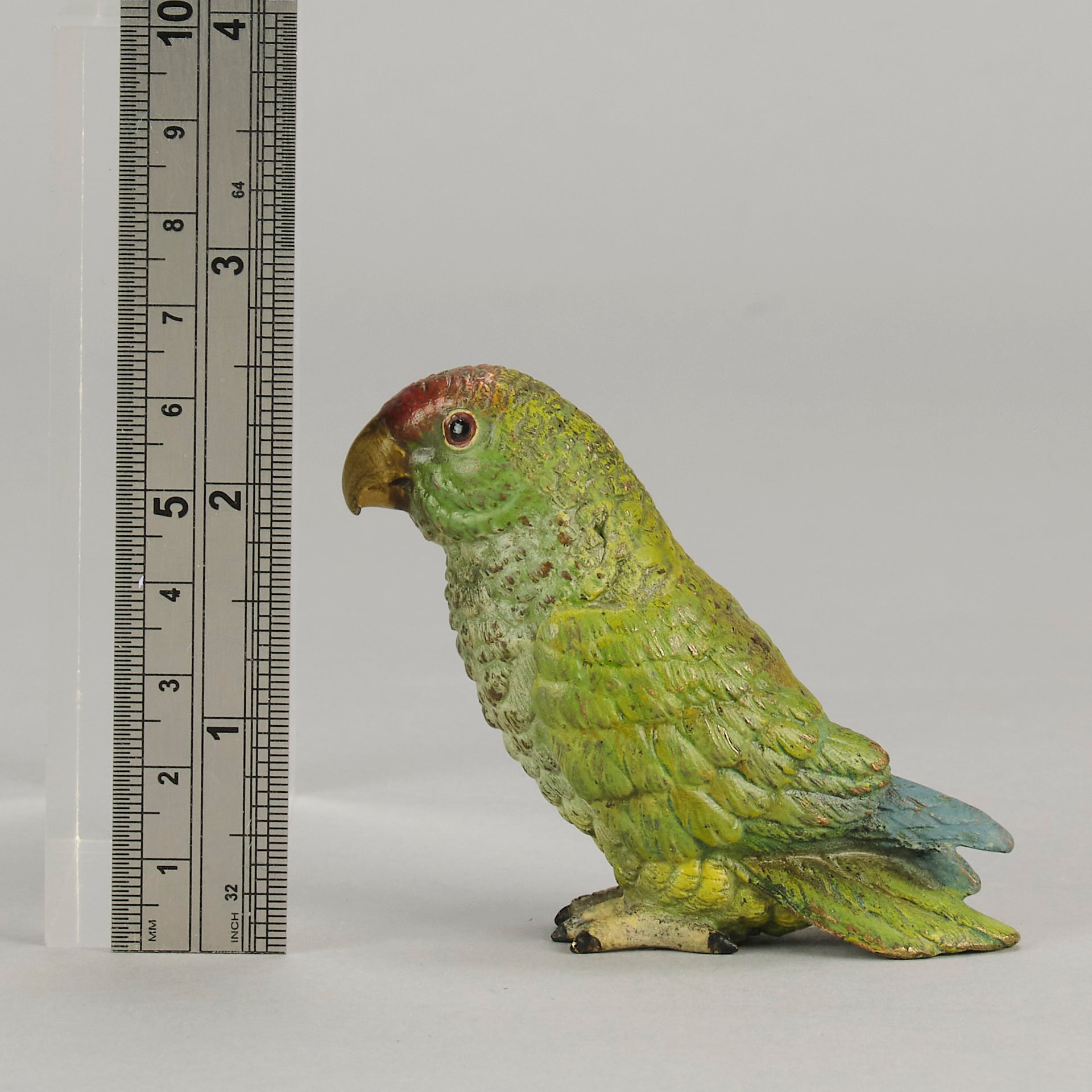 Bergman Small Green Parrot - Bergman Bronze - Hickmet Fine Arts