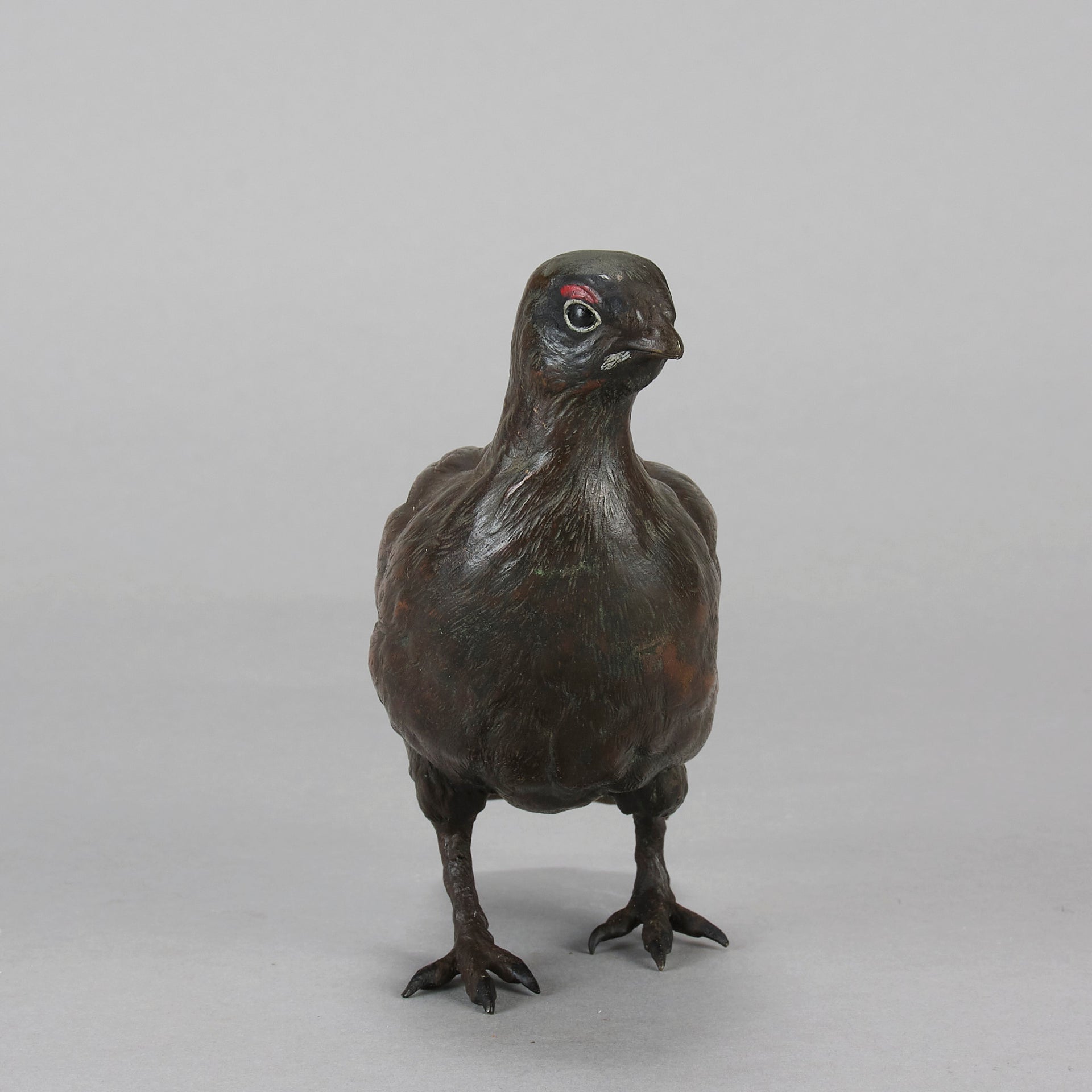 Bergman Grouse - Franz Bergman Bronze - Hickmet Fine Arts