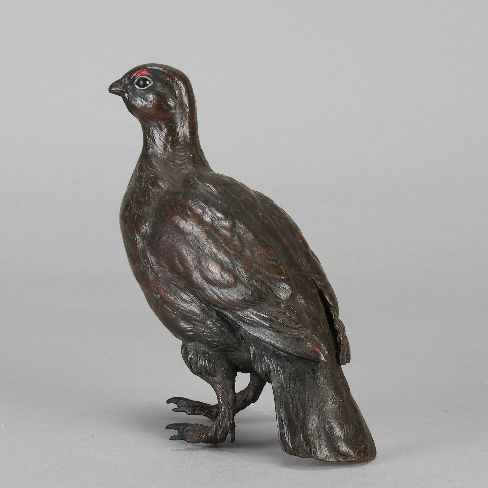 Bergman Grouse - Franz Bergman Bronze - Hickmet Fine Arts
