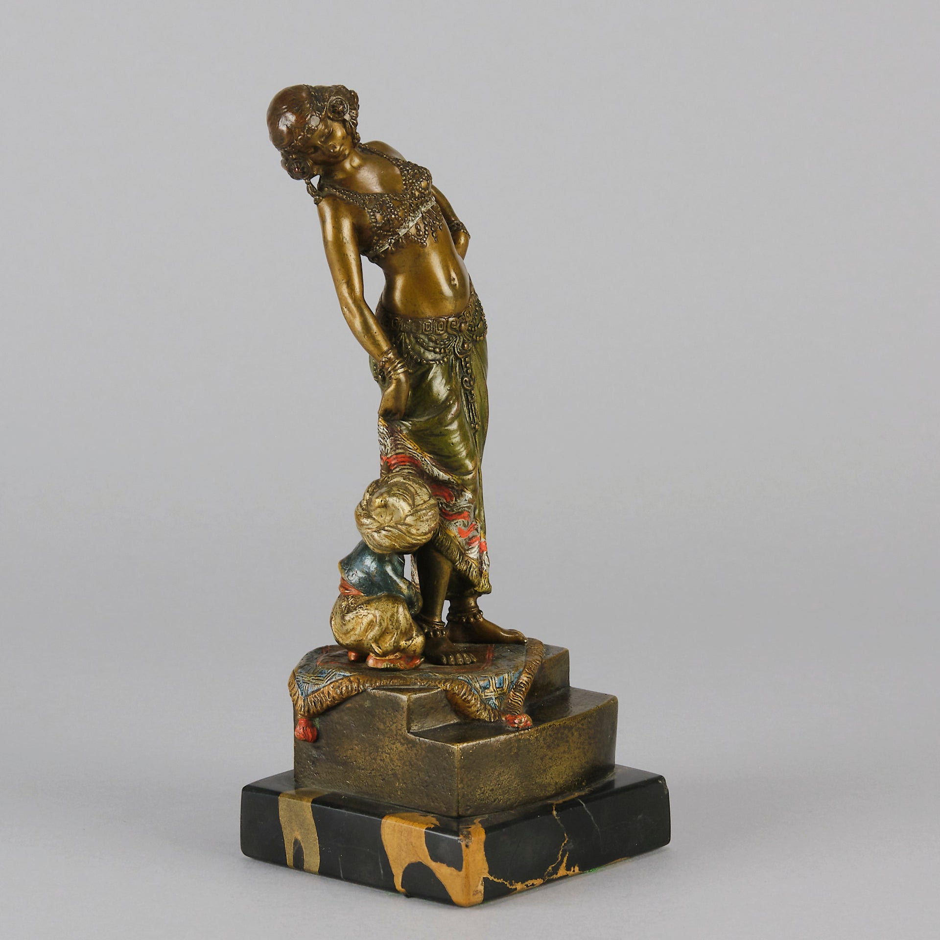 Bergman Harem Girl - Antique Austrian Bronze - Hickmet Fine Arts