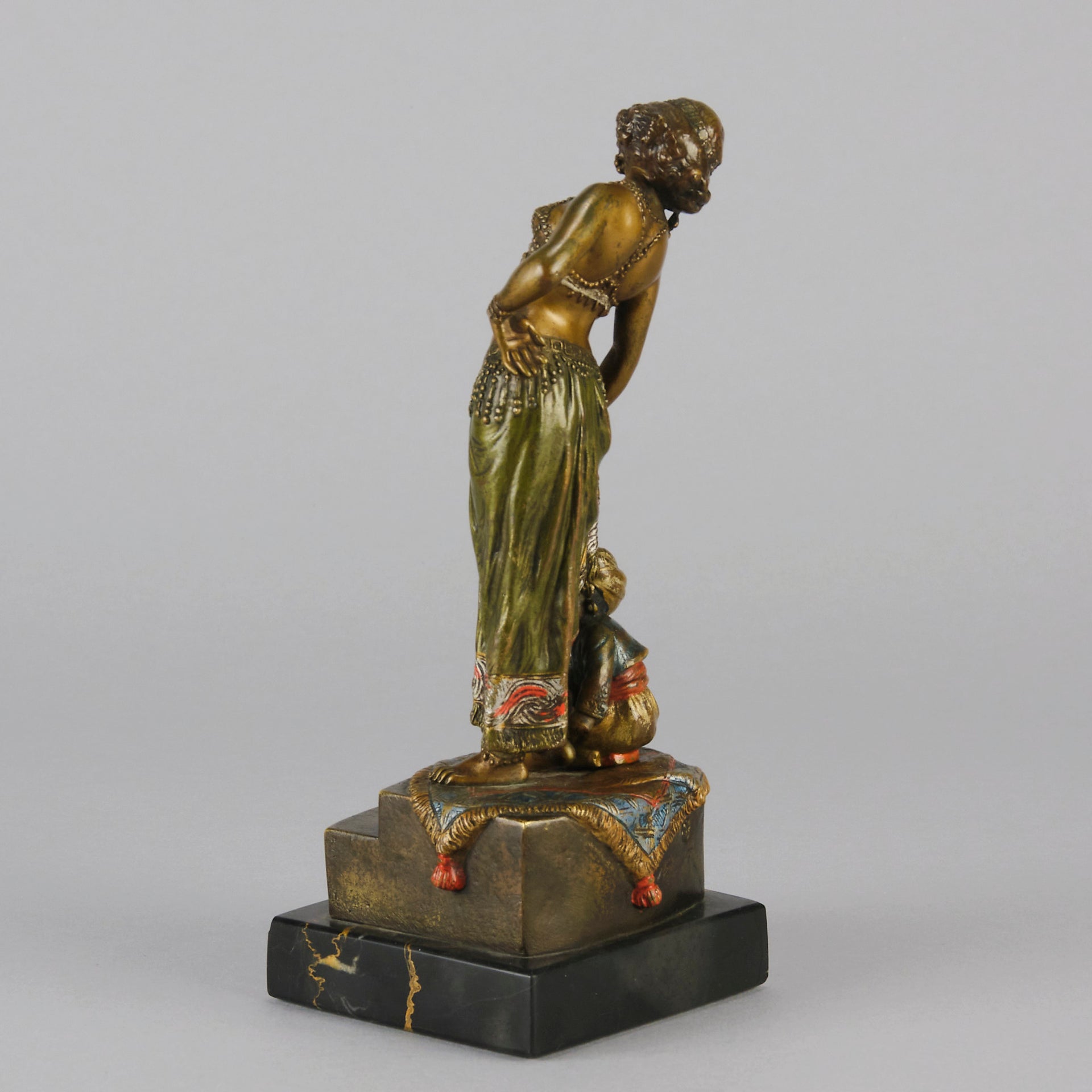 Bergman Harem Girl - Antique Austrian Bronze - Hickmet Fine Arts