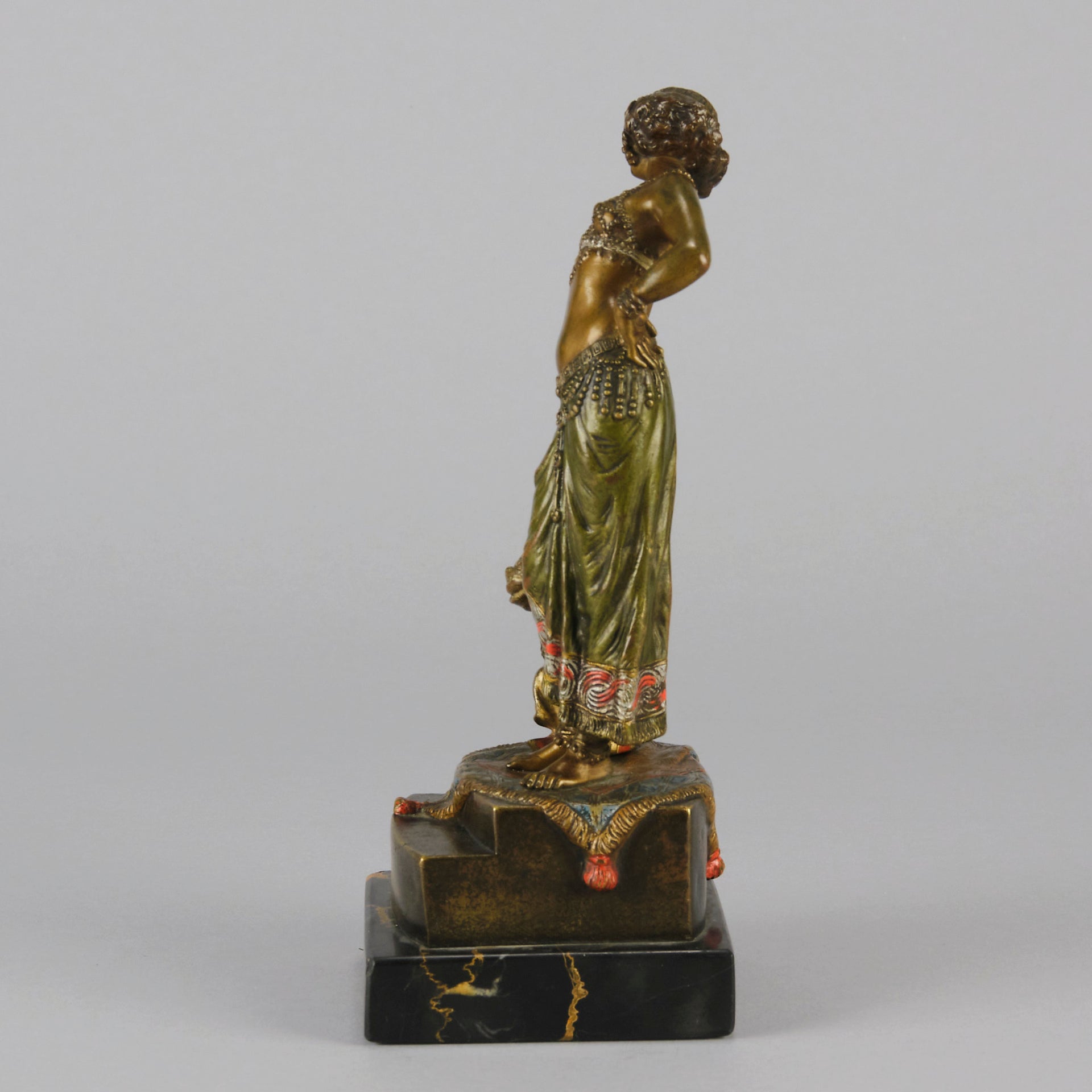 Bergman Harem Girl - Antique Austrian Bronze - Hickmet Fine Arts