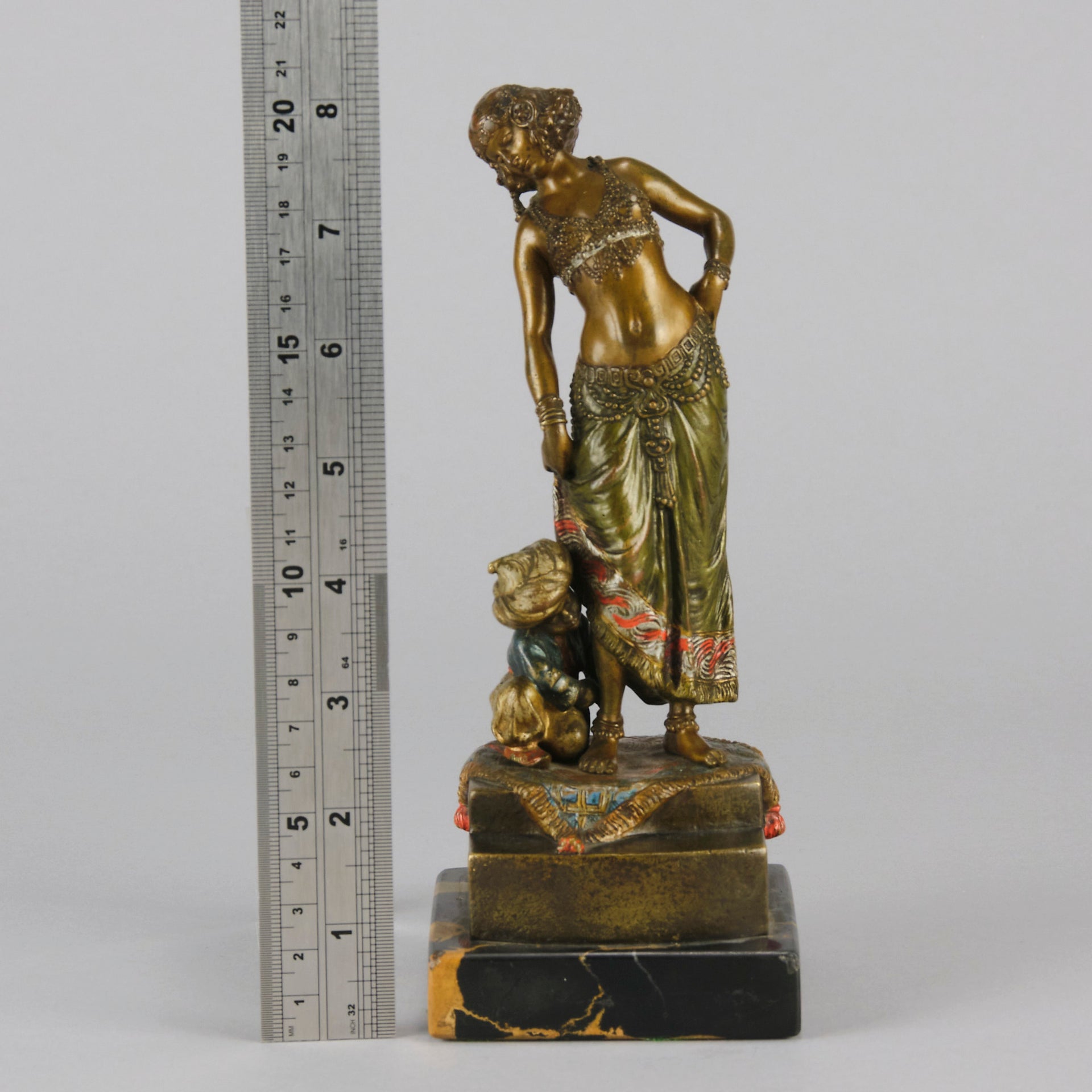 Bergman Harem Girl - Antique Austrian Bronze - Hickmet Fine Arts
