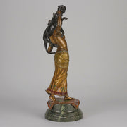 Bergman Harem Girl & Puma - Bergman Bronze - Hickmet Fine Arts