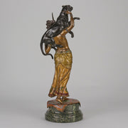 Bergman Harem Girl & Puma - Bergman Bronze - Hickmet Fine Arts