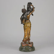 Bergman Harem Girl & Puma - Bergman Bronze - Hickmet Fine Arts