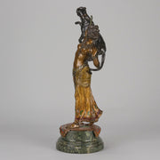 Bergman Harem Girl & Puma - Bergman Bronze - Hickmet Fine Arts