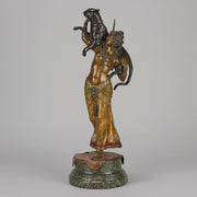 Bergman Harem Girl & Puma - Bergman Bronze - Hickmet Fine Arts