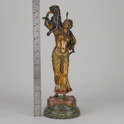 Bergman Harem Girl & Puma - Bergman Bronze - Hickmet Fine Arts