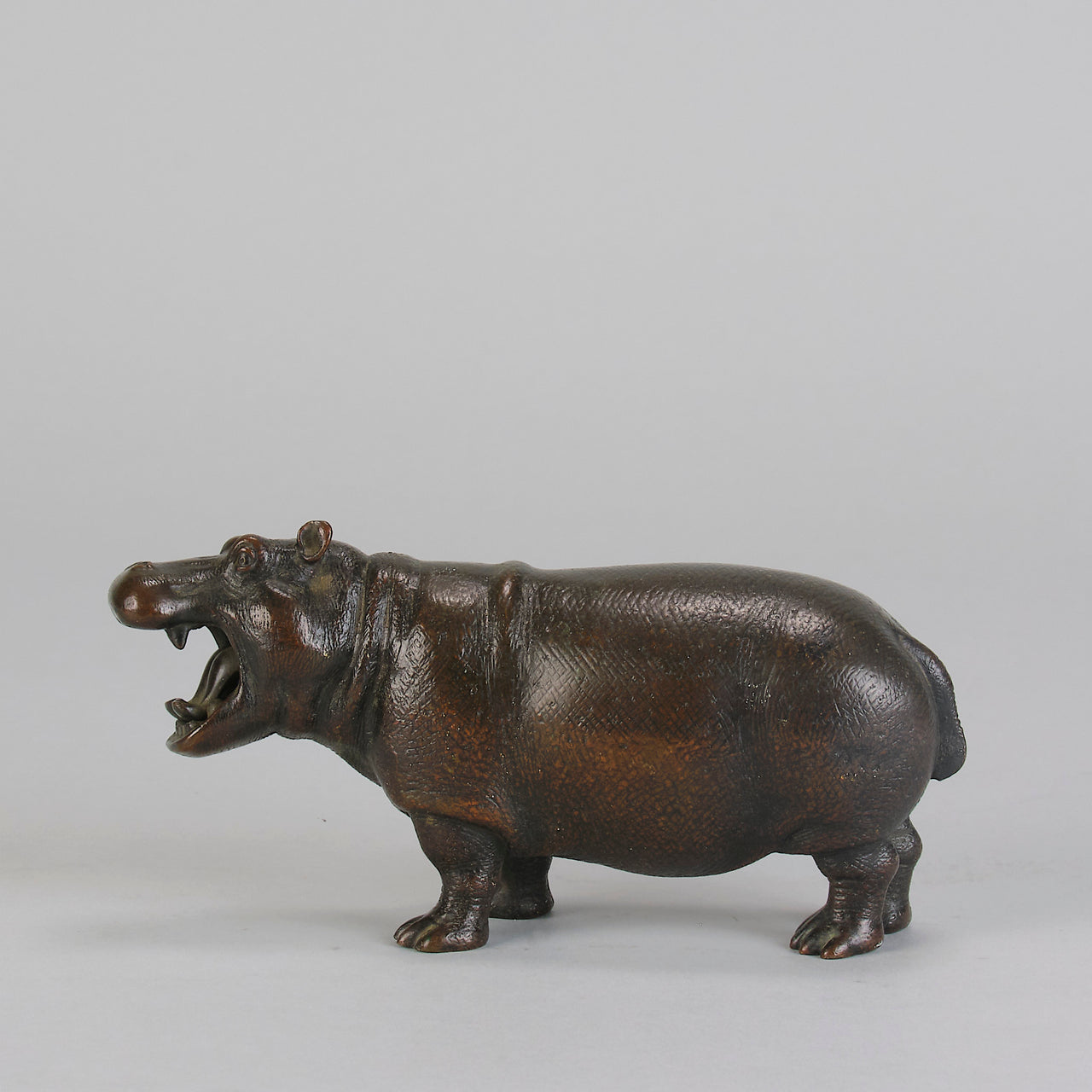 Bergman bronze hippo
