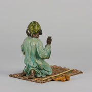 Man Praying bronze by Bergman