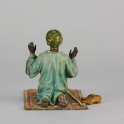 Man Praying bronze by Bergman