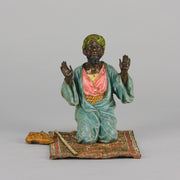 Man Praying bronze by Bergman