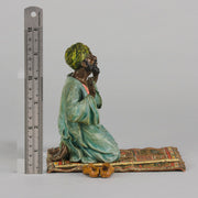 Man Praying bronze by Bergman