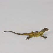 Franz Bergman cold painted bronze lizard