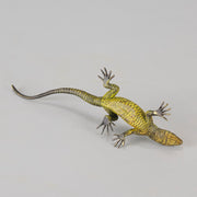 Franz Bergman cold painted bronze lizard