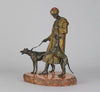 Bergman Man with Dogs - Bergman Bronze - Hickmet Fine Arts