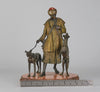 Bergman Man with Dogs - Bergman Bronze - Hickmet Fine Arts
