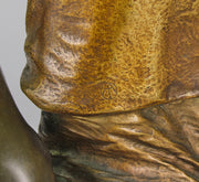 Bergman Man with Dogs - Bergman Bronze - Hickmet Fine Arts