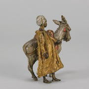 Bergman Man & Donkey - Bergman Bronze - Hickmet Fine Arts