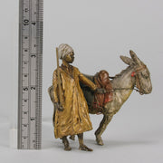 Bergman Man & Donkey - Bergman Bronze - Hickmet Fine Arts