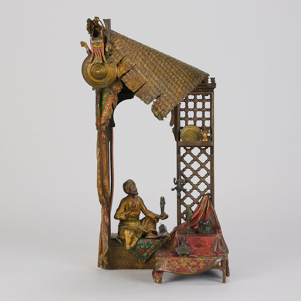 Bergman bronze merchant lamp