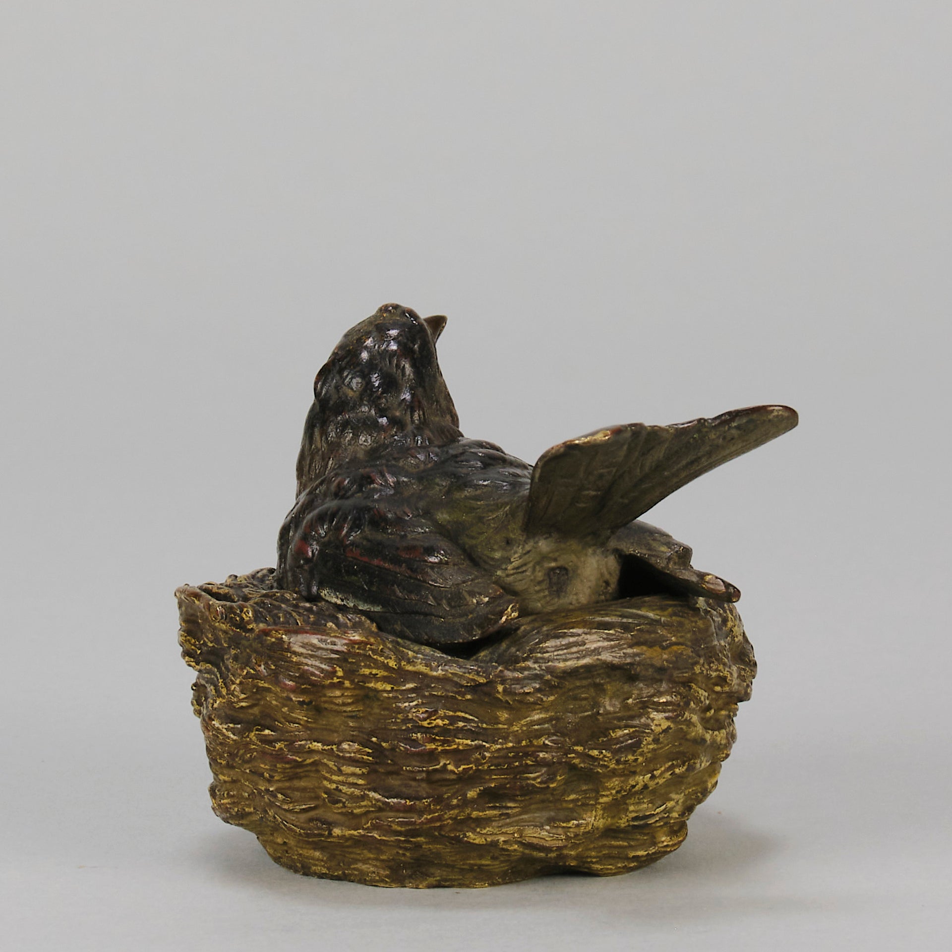 Bergman Nesting Bird - Bergman Bronze - Hickmet Fine Arts