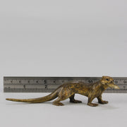 Bergman bronze Otter and Fish