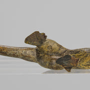 Bergman bronze Otter and Fish