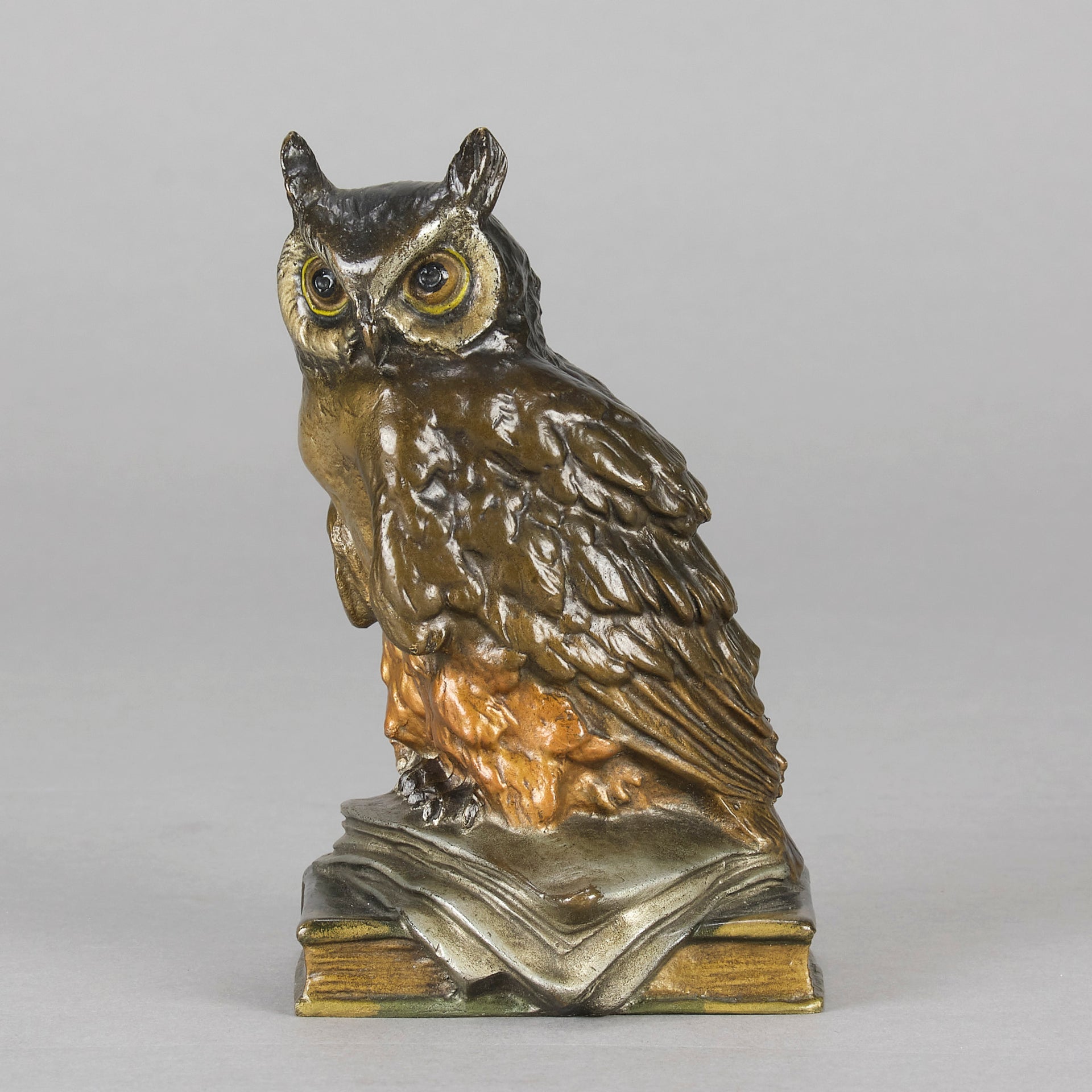 Vienna Bronze - Bergman Wise Owl - Hickmet Fine Arts