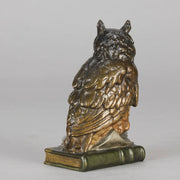 Vienna Bronze - Bergman Wise Owl - Hickmet Fine Arts