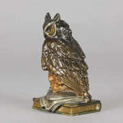 Vienna Bronze - Bergman Wise Owl - Hickmet Fine Arts