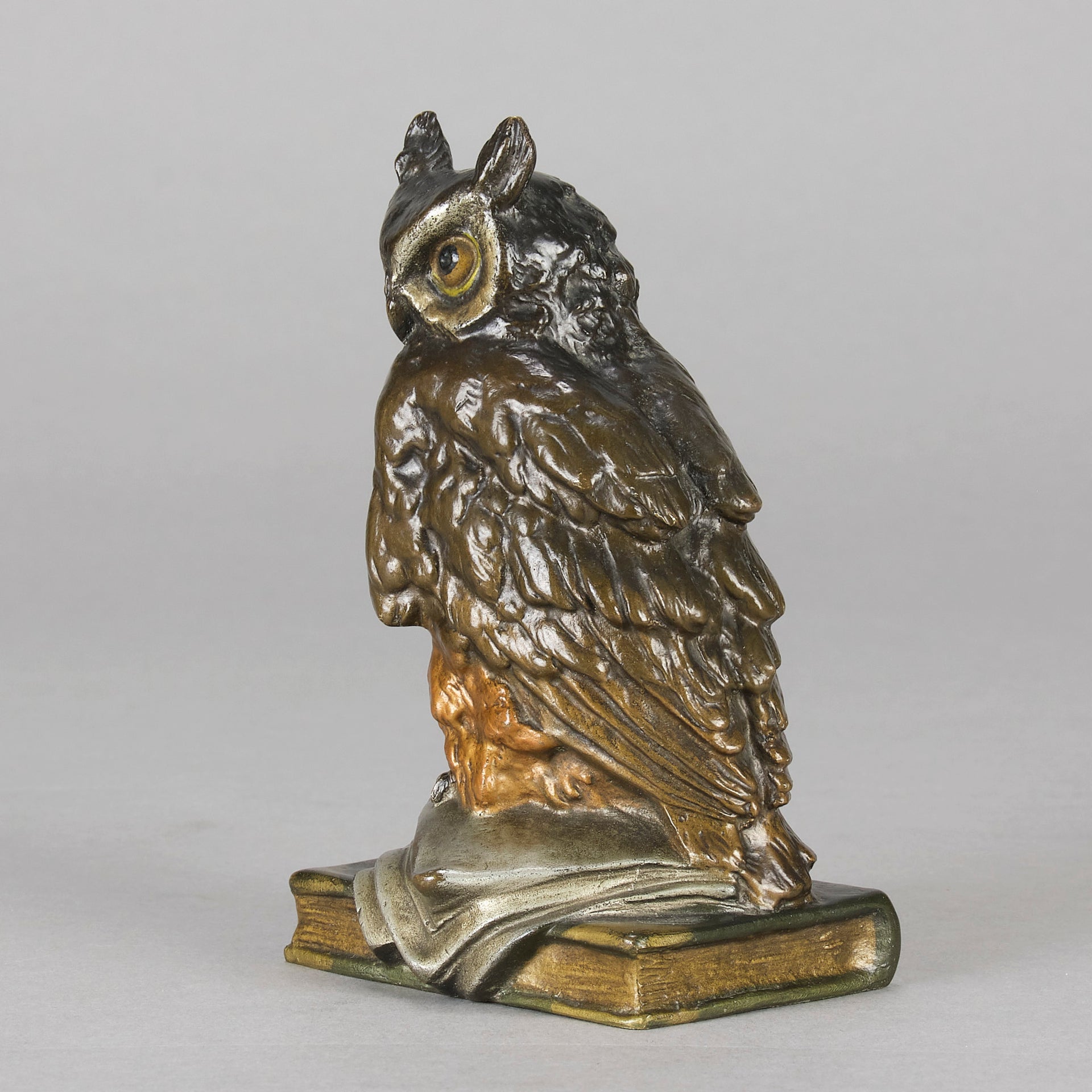 Vienna Bronze - Bergman Wise Owl - Hickmet Fine Arts