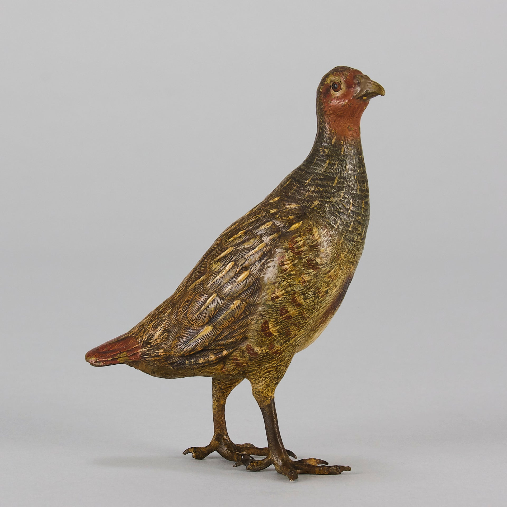 Franz Bergman Partridge - Austrian Bronze Study for Sale - Hickmet Fine Arts