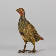 Franz Bergman Partridge - Austrian Bronze Study for Sale - Hickmet Fine Arts