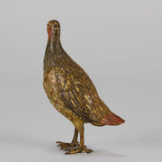 Franz Bergman Partridge - Austrian Bronze Study for Sale - Hickmet Fine Arts