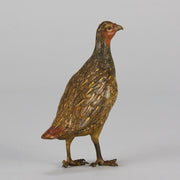 Franz Bergman Partridge - Austrian Bronze Study for Sale - Hickmet Fine Arts