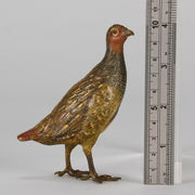 Franz Bergman Partridge - Austrian Bronze Study for Sale - Hickmet Fine Arts