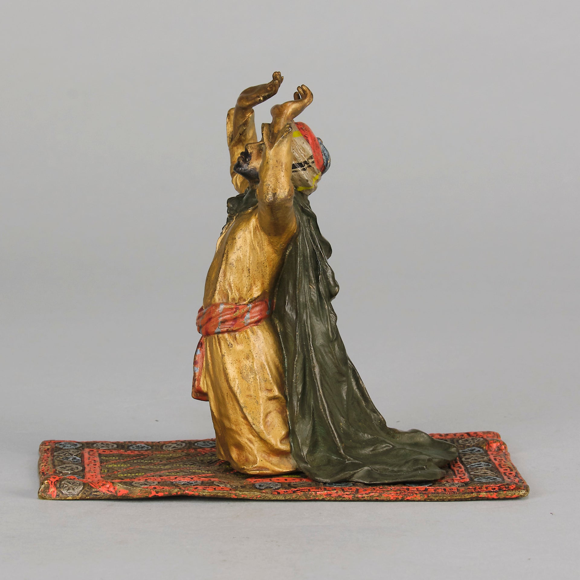 Bergman Arab Praying - Bergman Bronze - Hickmet Fine Arts