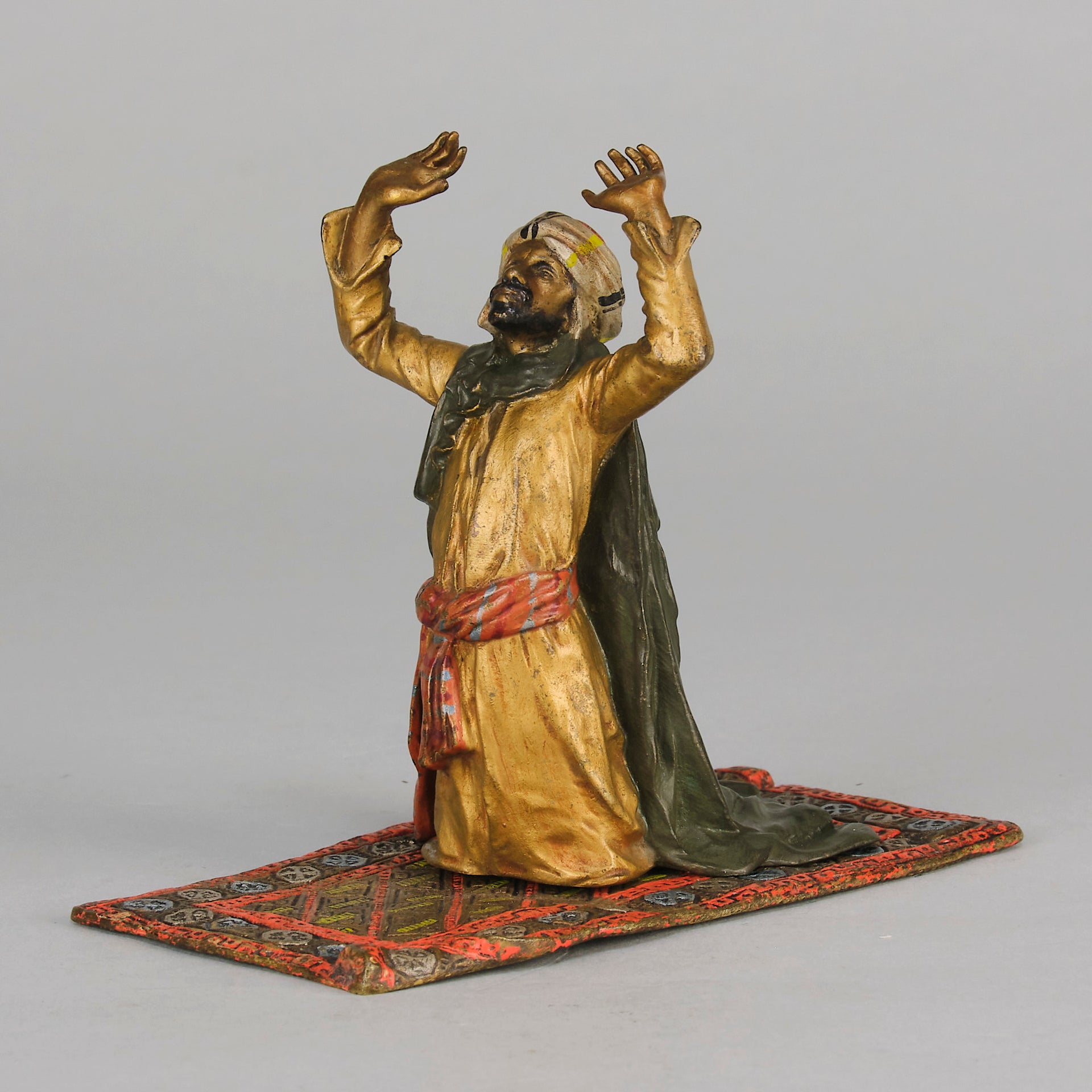 Bergman Arab Praying - Bergman Bronze - Hickmet Fine Arts