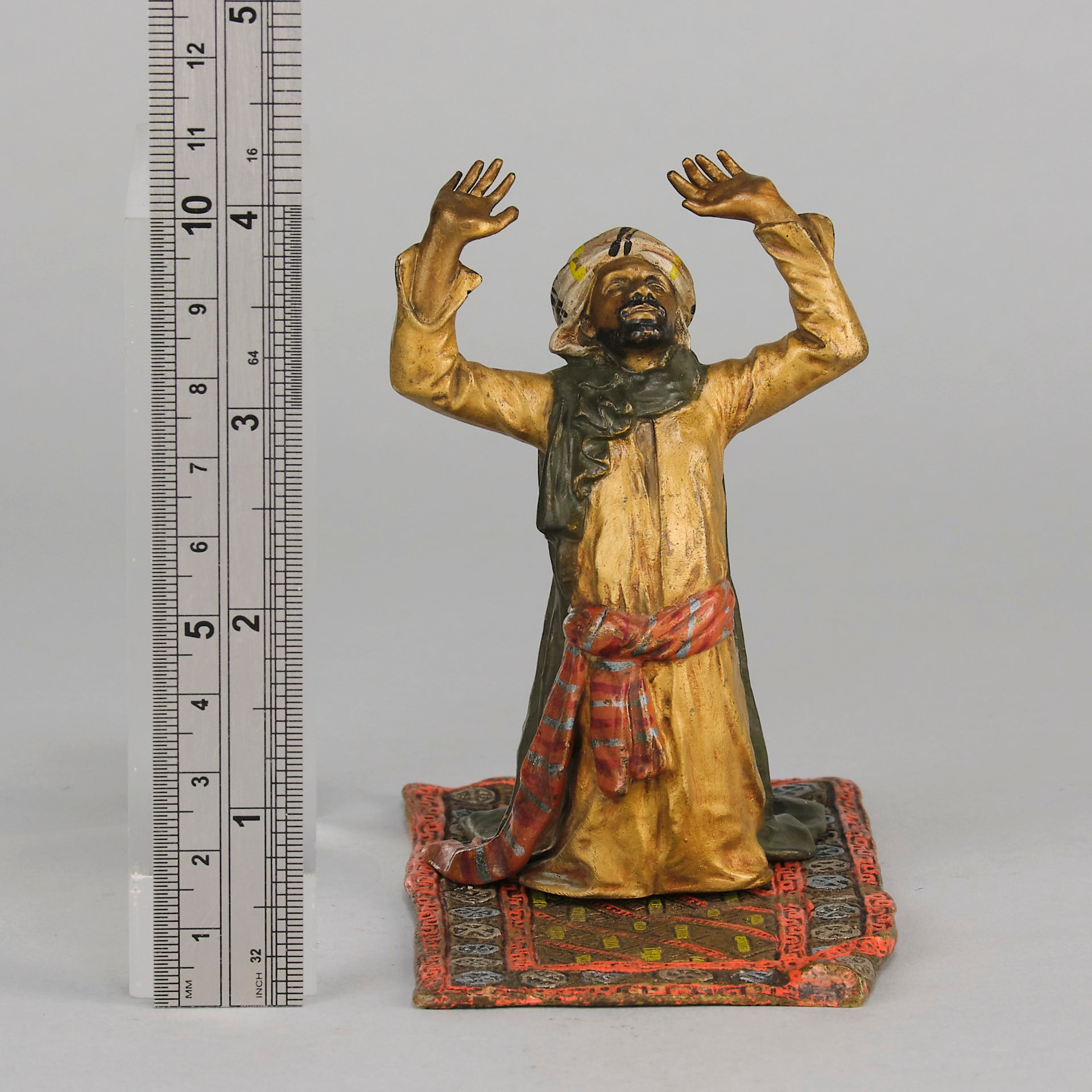 Bergman Arab Praying - Bergman Bronze - Hickmet Fine Arts