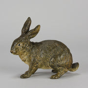 Bergman Rabbit - Antique Austrian Bronze - Hickmet Fine Arts