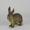 Bergman Rabbit - Antique Austrian Bronze - Hickmet Fine Arts