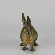 Bergman Rabbit - Antique Austrian Bronze - Hickmet Fine Arts