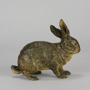 Bergman Rabbit - Antique Austrian Bronze - Hickmet Fine Arts