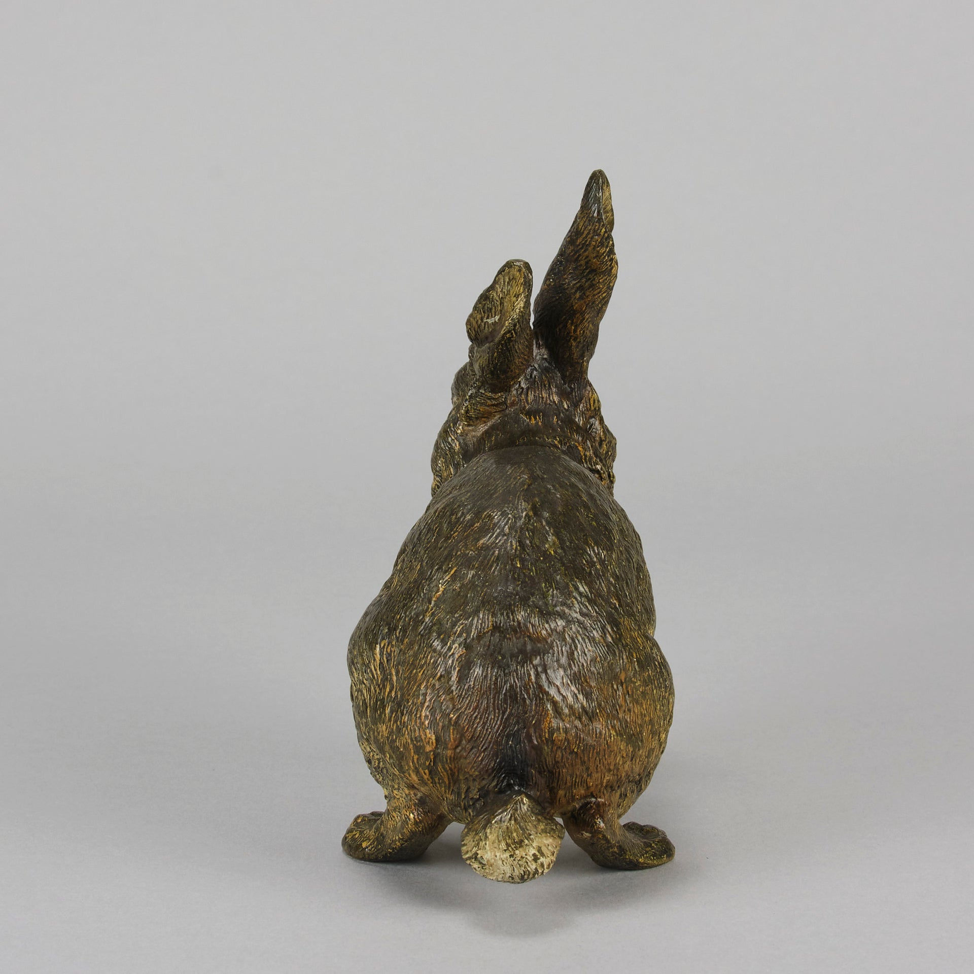 Bergman Rabbit - Antique Austrian Bronze - Hickmet Fine Arts